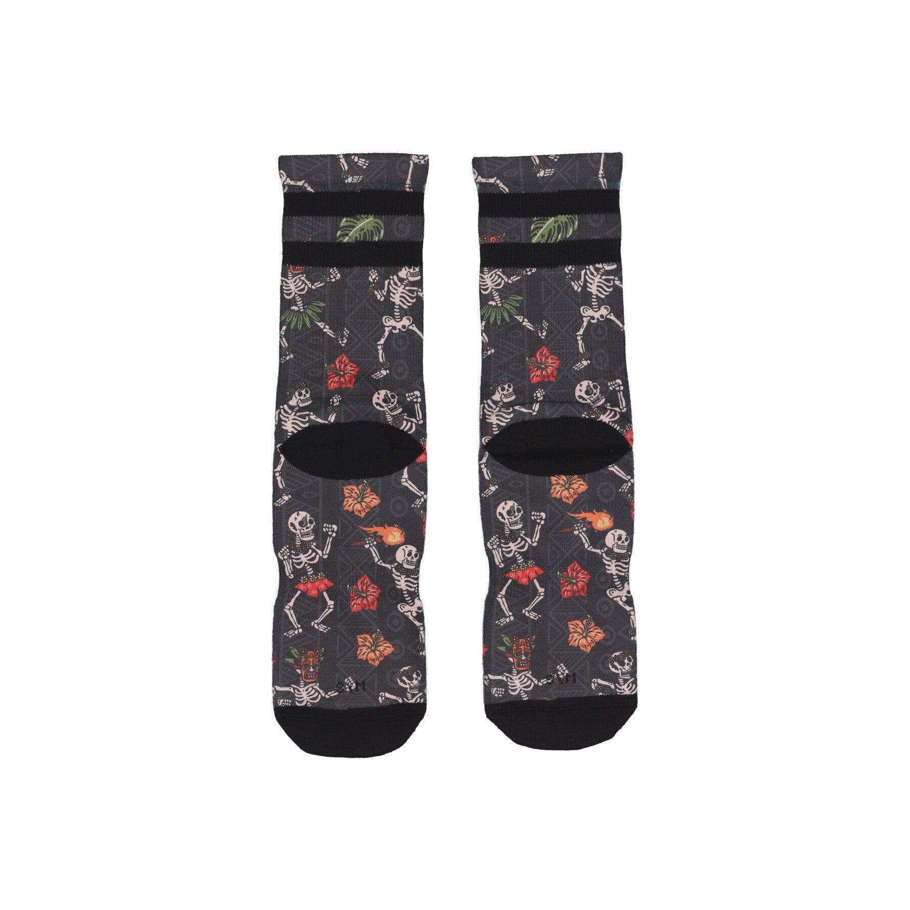 American Socks, Calza Media Uomo Signature Dancing Skeletons, 