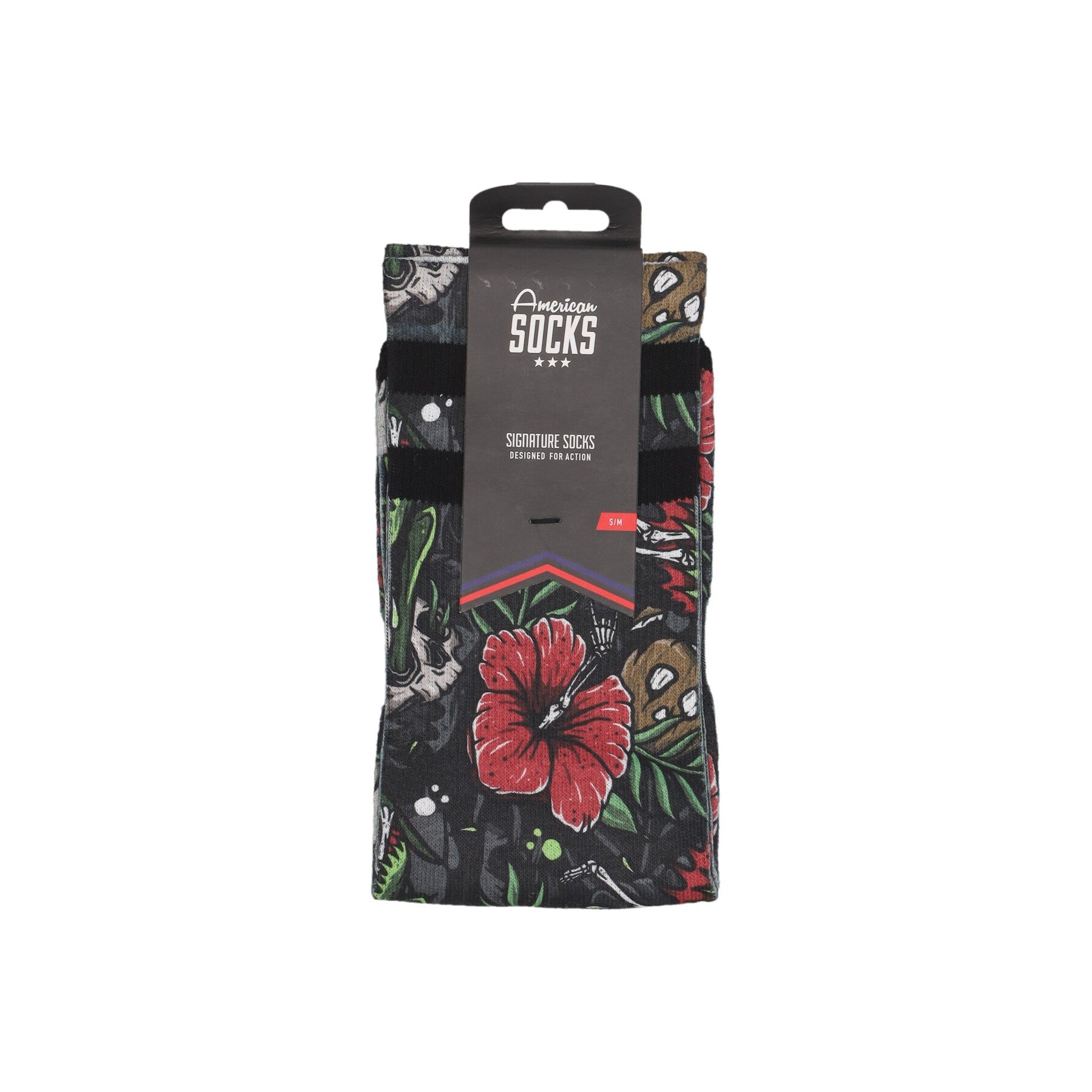 American Socks, Calza Media Uomo Signature Carnivorus, 