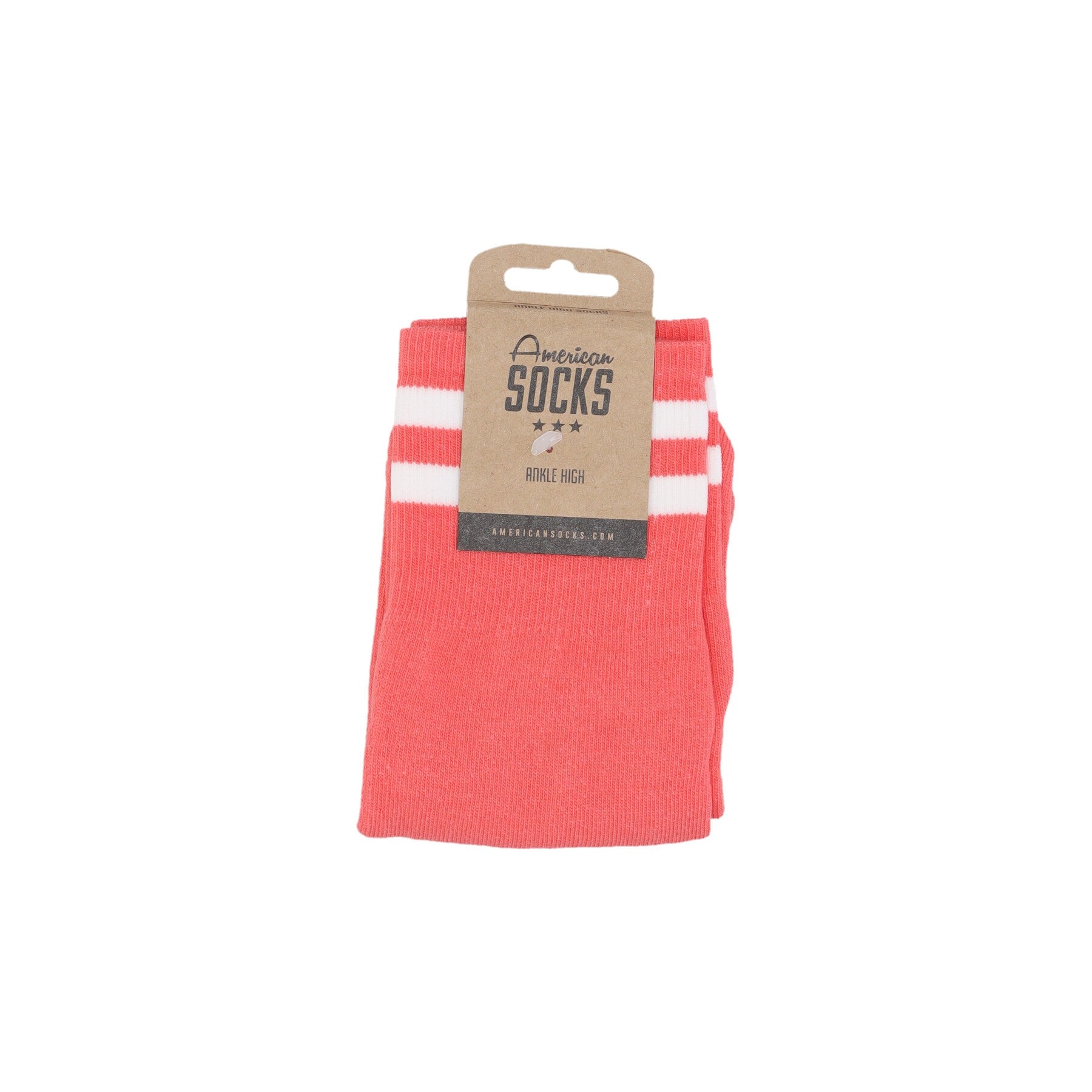 American Socks, Calza Bassa Uomo Ankle High Coral, 