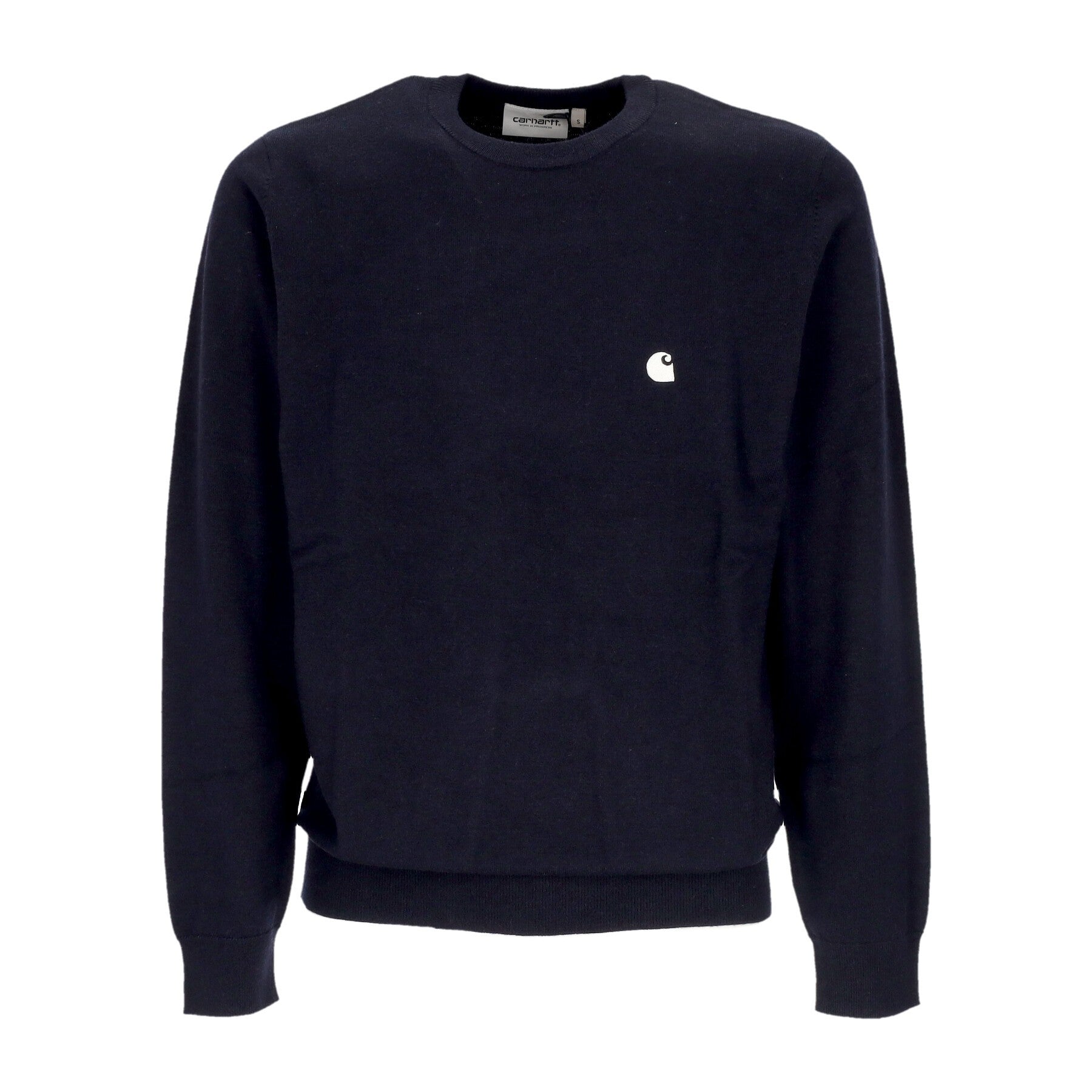 Carhartt Wip, Maglione Uomo Madison Crewneck, Dark Navy/wax