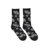 Carhartt Wip, Calza Media Uomo Paisley Socks, Paisley Big Jaquard/black