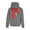 Propaganda, Felpa Cappuccio Uomo Crime Hoodie, Grey