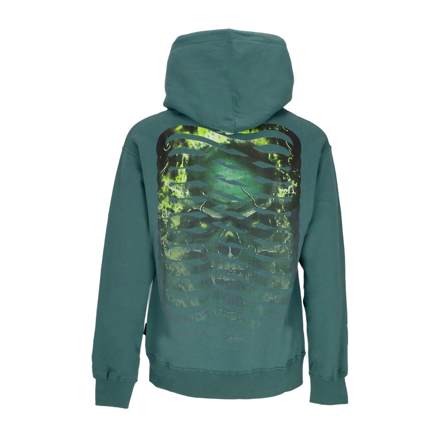 Propaganda, Felpa Cappuccio Uomo Ribs Oxide Hoodie, Forest