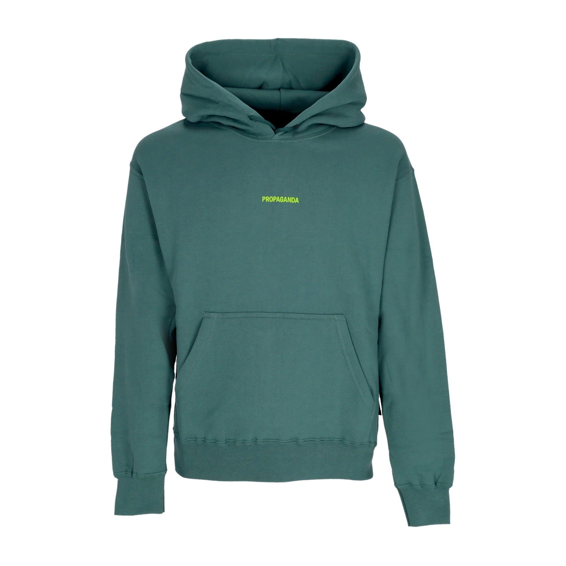 Propaganda, Felpa Cappuccio Uomo Ribs Oxide Hoodie, Forest