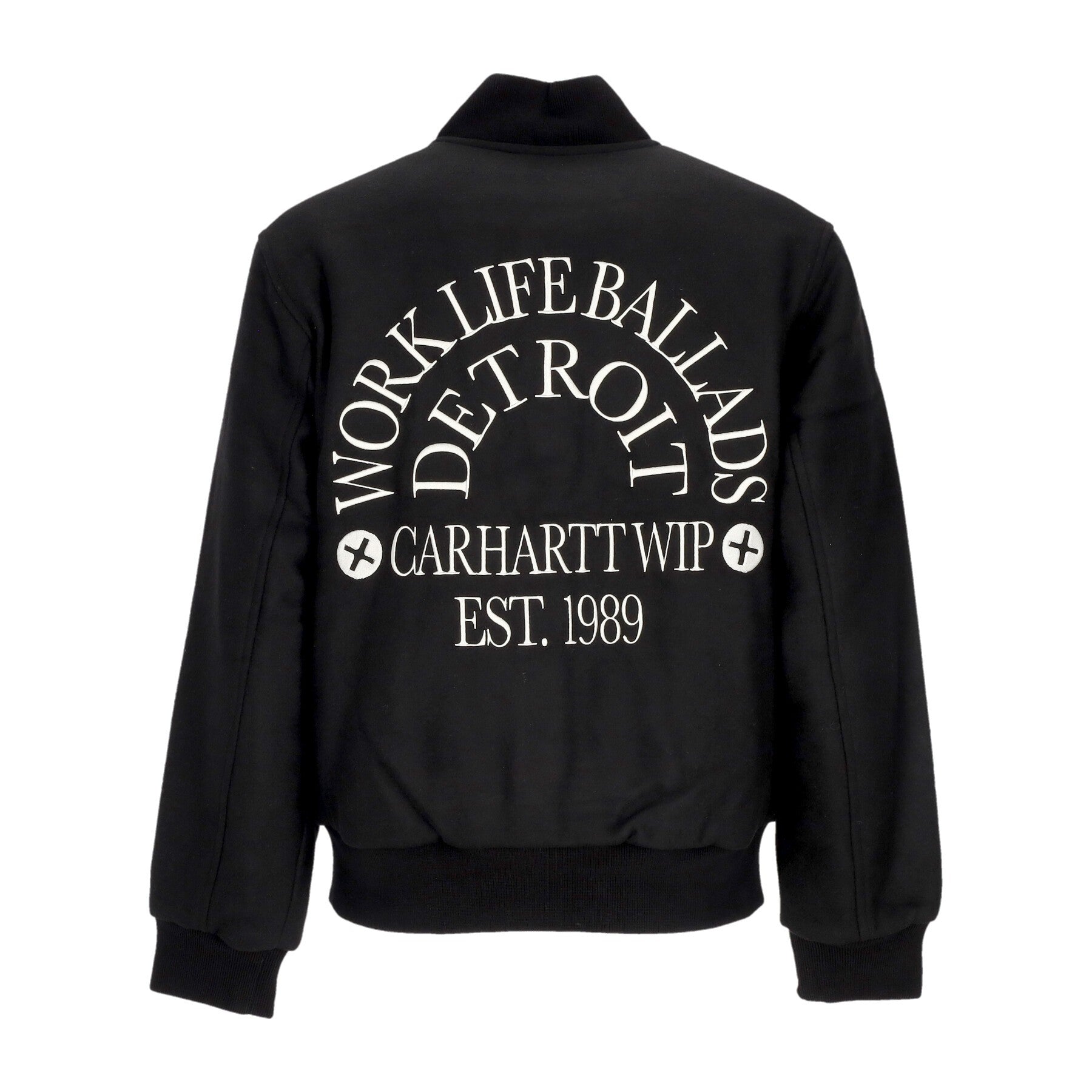 Carhartt Wip, Giubbotto College Uomo Work Varsity Bomber, Black