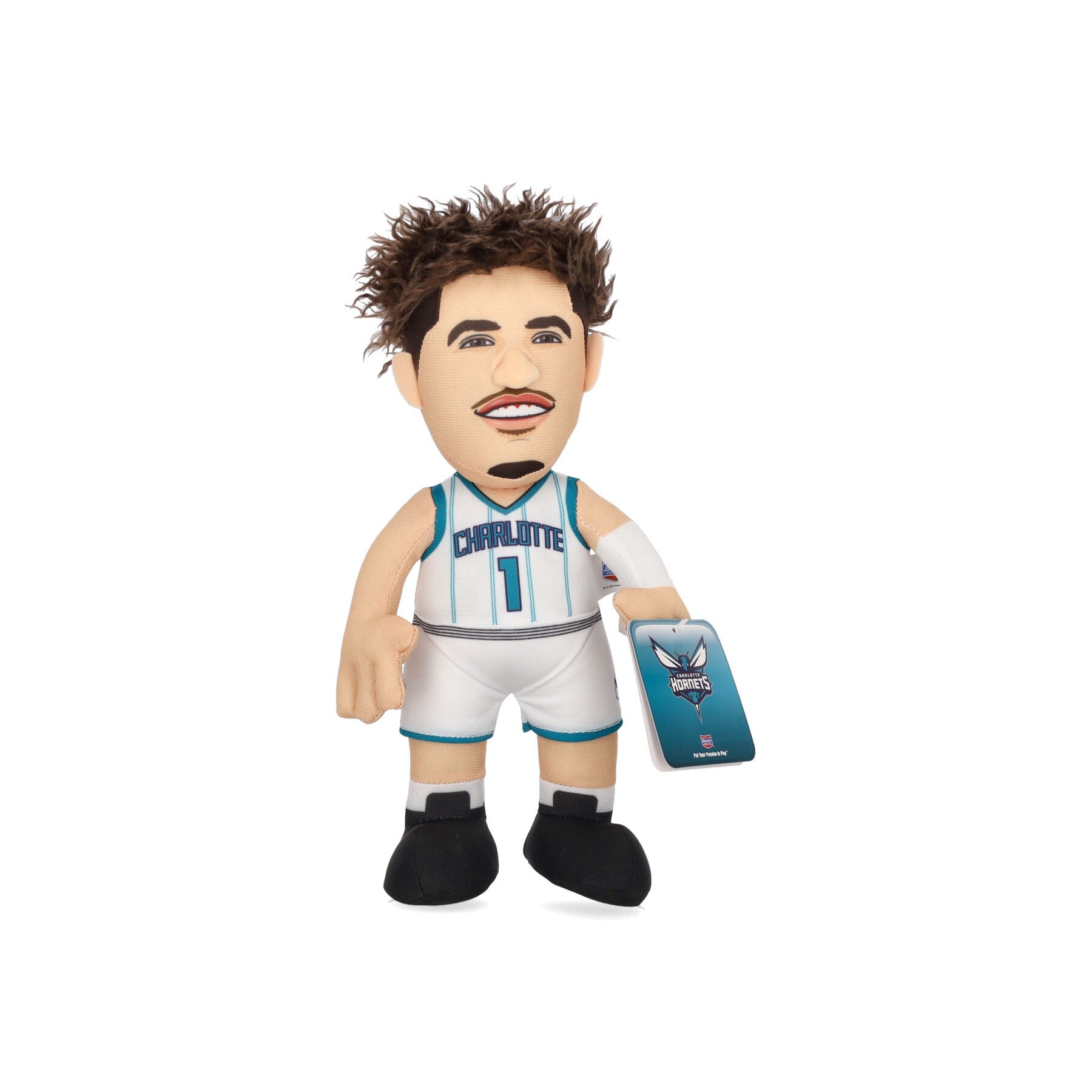 Bleacher Creatures, Pupazzetto Uomo Nba Plush No 1 Lamelo Ball Chahor, 