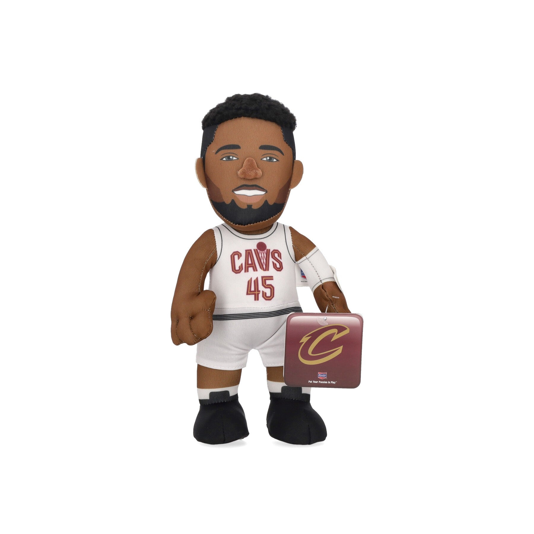 Bleacher Creatures, Pupazzetto Uomo Nba Plush No 45 Donovan Mitchell Clecav, Original Team Colors