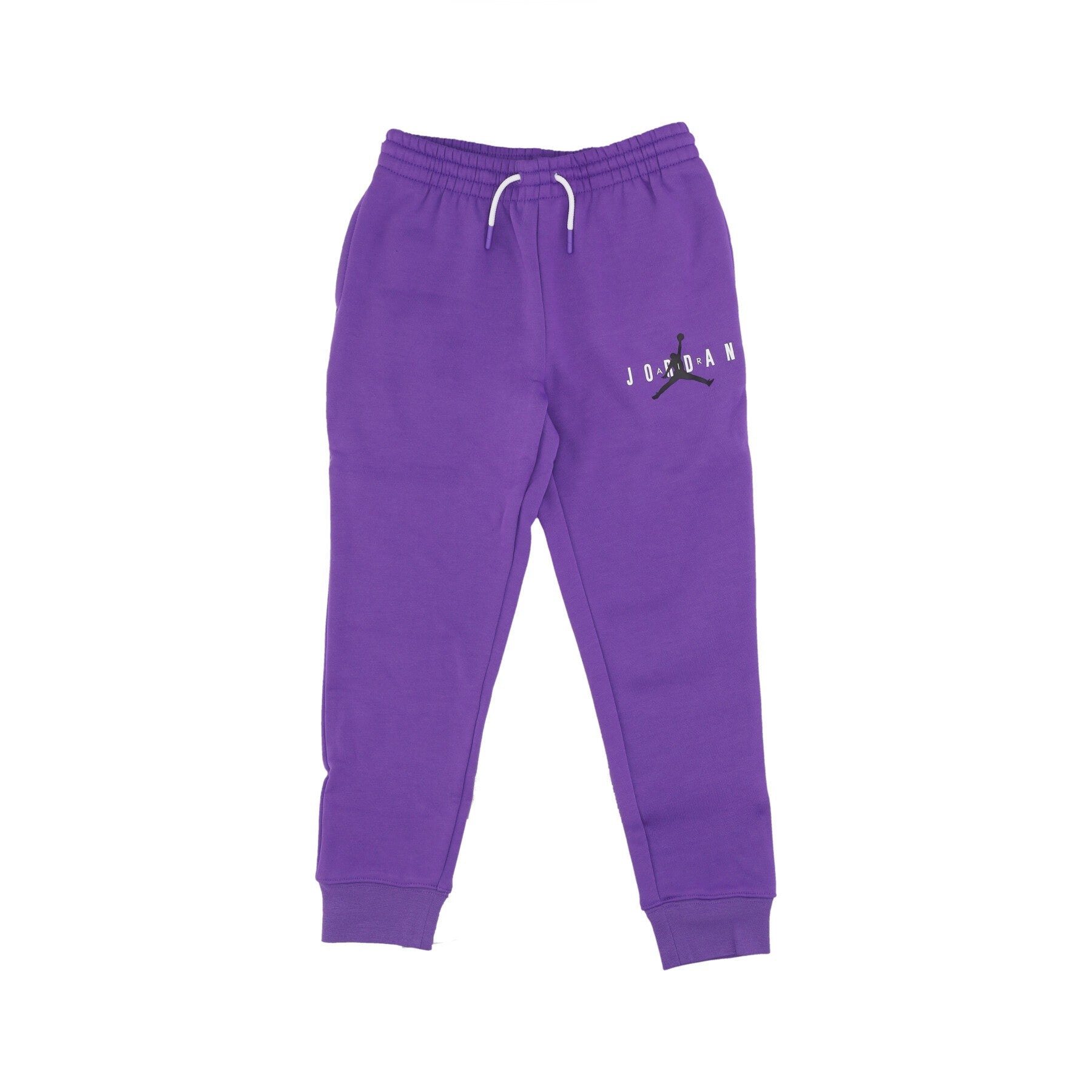 Jordan, Pantalone Tuta Felpato Ragazzo Jumpman Sustainable Pant, Purple Venom