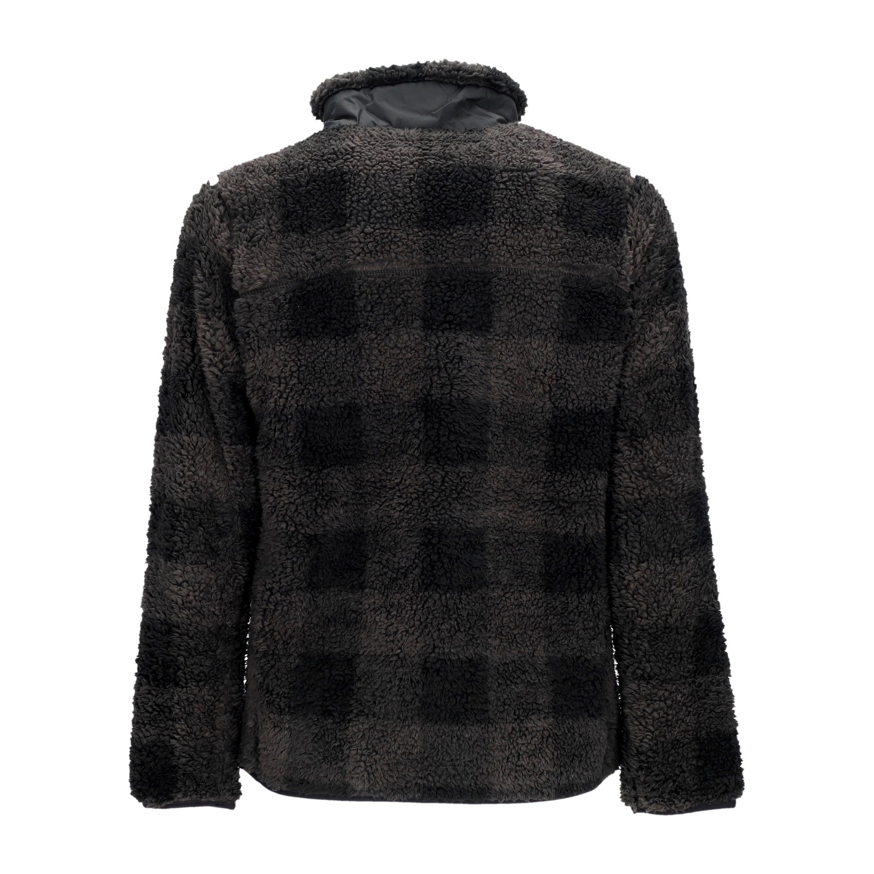 Orsetto Uomo Winter Pass Print Fleece Full Zip Black Checkered