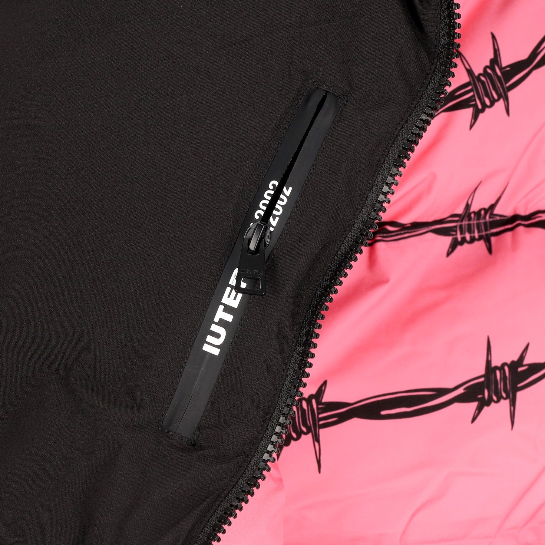 Iuter, Piumino Uomo Barbwire Puff Jacket, Pink