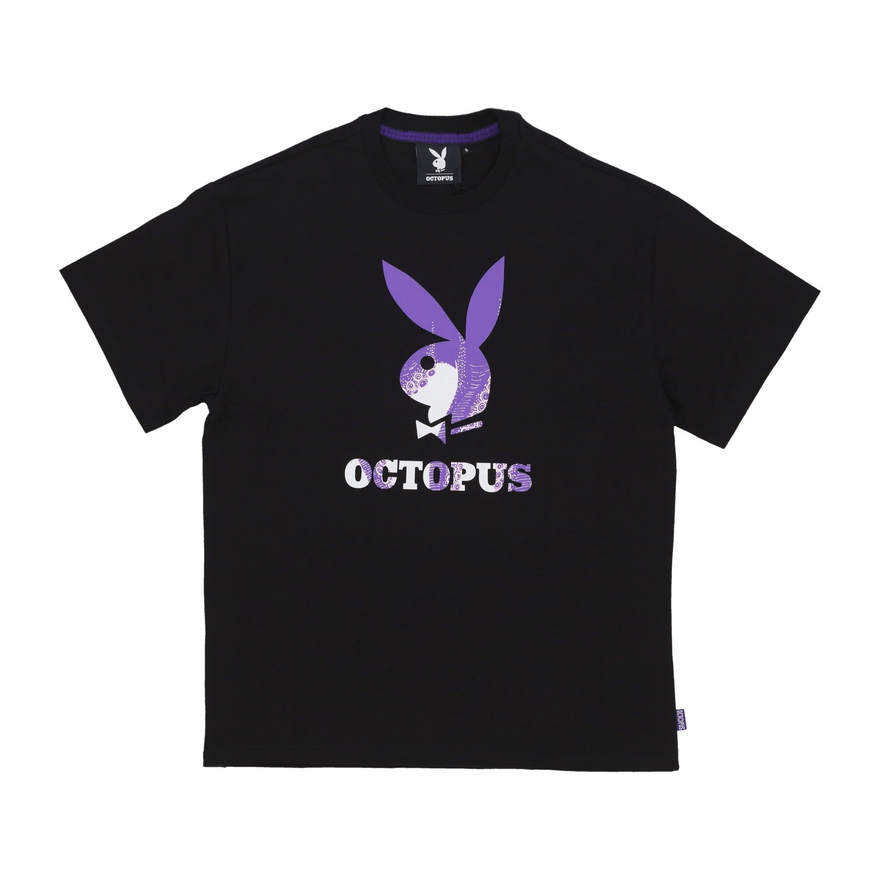 Octopus, Maglietta Uomo Logo Tee X Playboy, Black