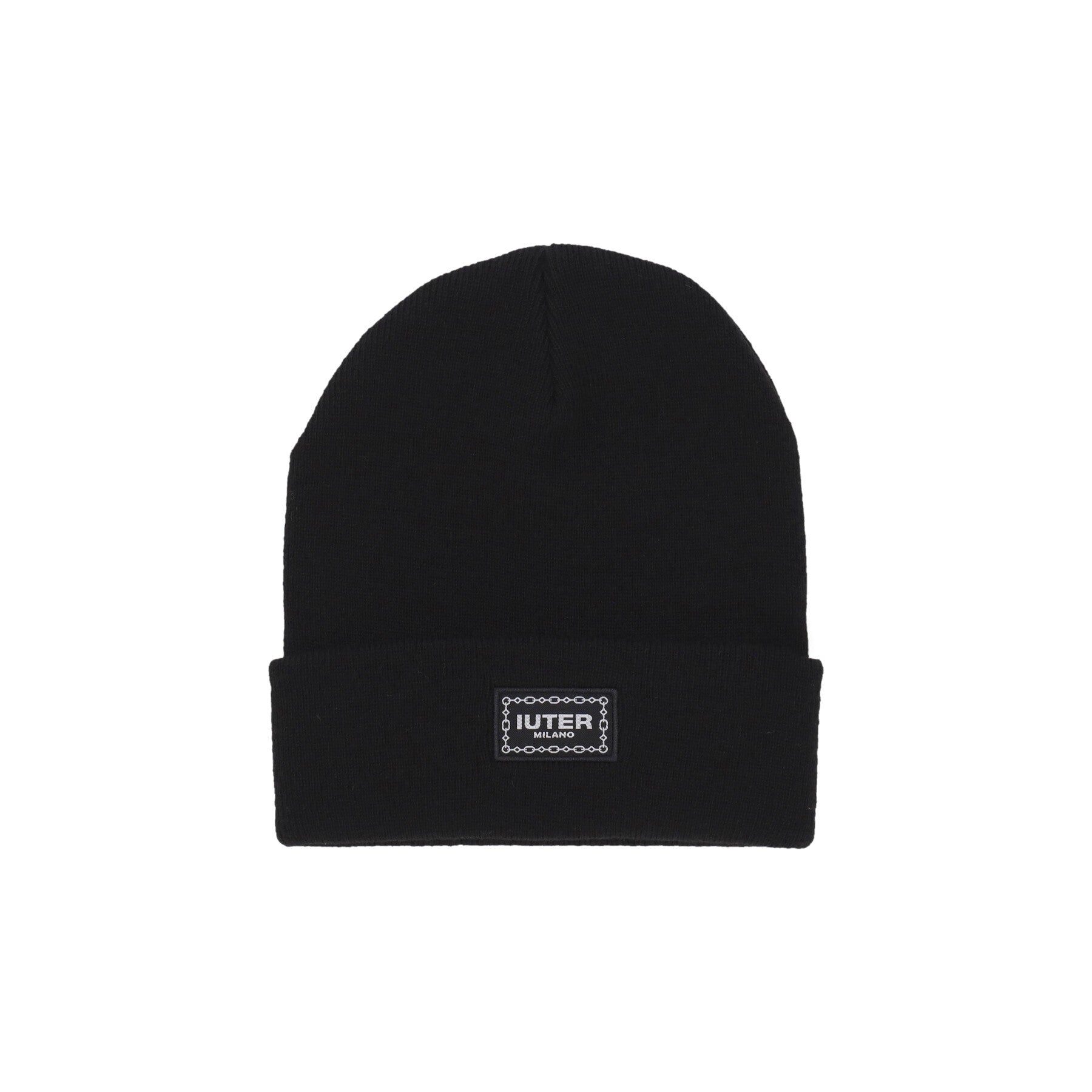 Iuter, Cappello Uomo Chain Beanie, Black