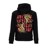 Doomsday, Felpa Cappuccio Uomo More Fire Hoodie, Black