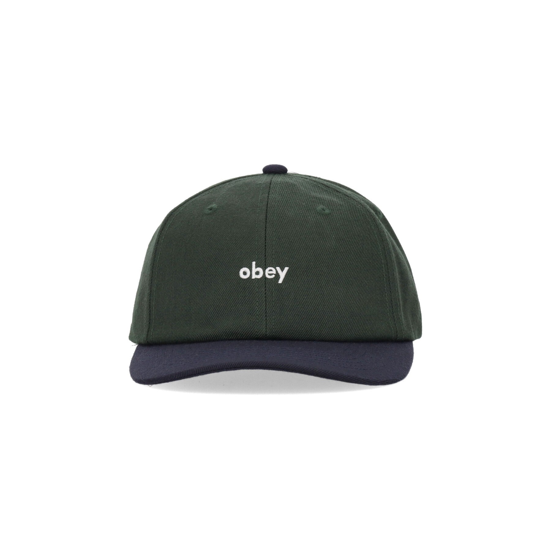 Obey, Cappellino Visiera Curva Uomo Shade 6 Panel Snapback, Dark Cedar Multi