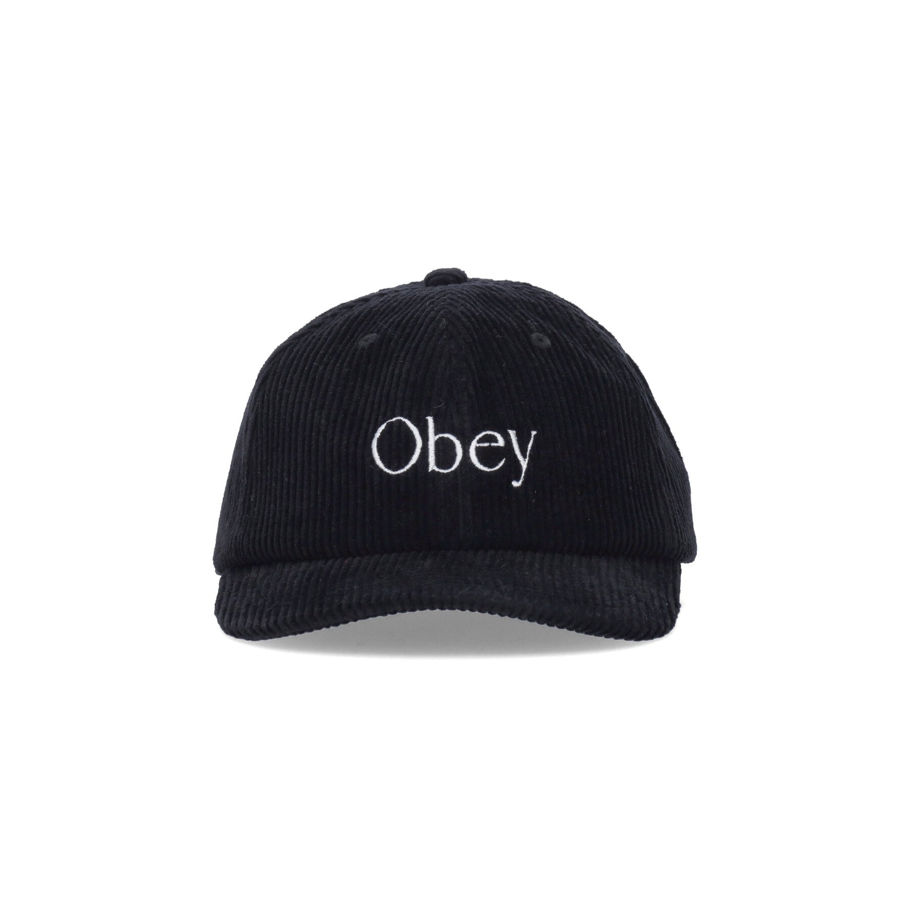 Obey, Cappellino Visiera Curva Uomo Ellis 6 Panel Strapback, Black