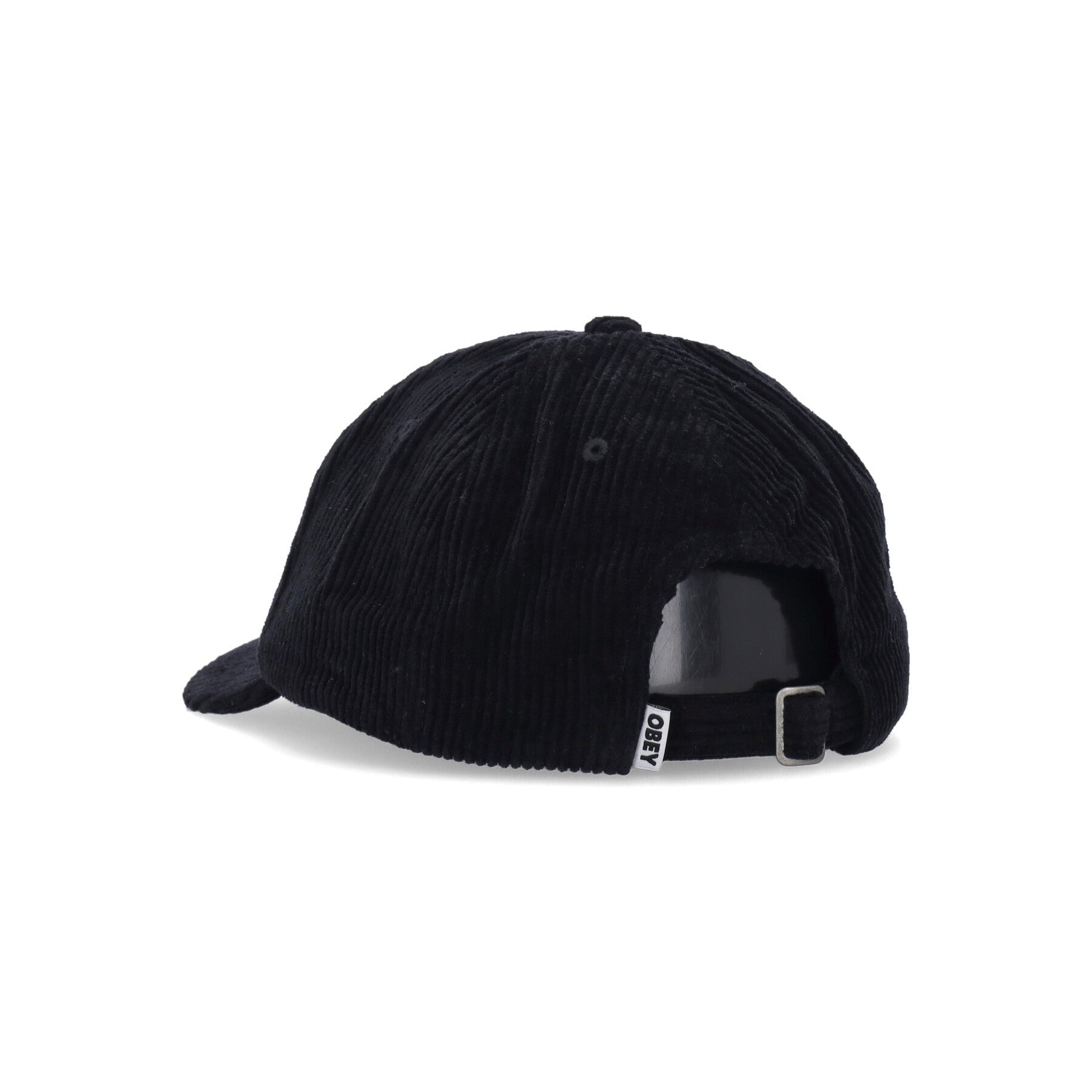 Obey, Cappellino Visiera Curva Uomo Ellis 6 Panel Strapback, Black