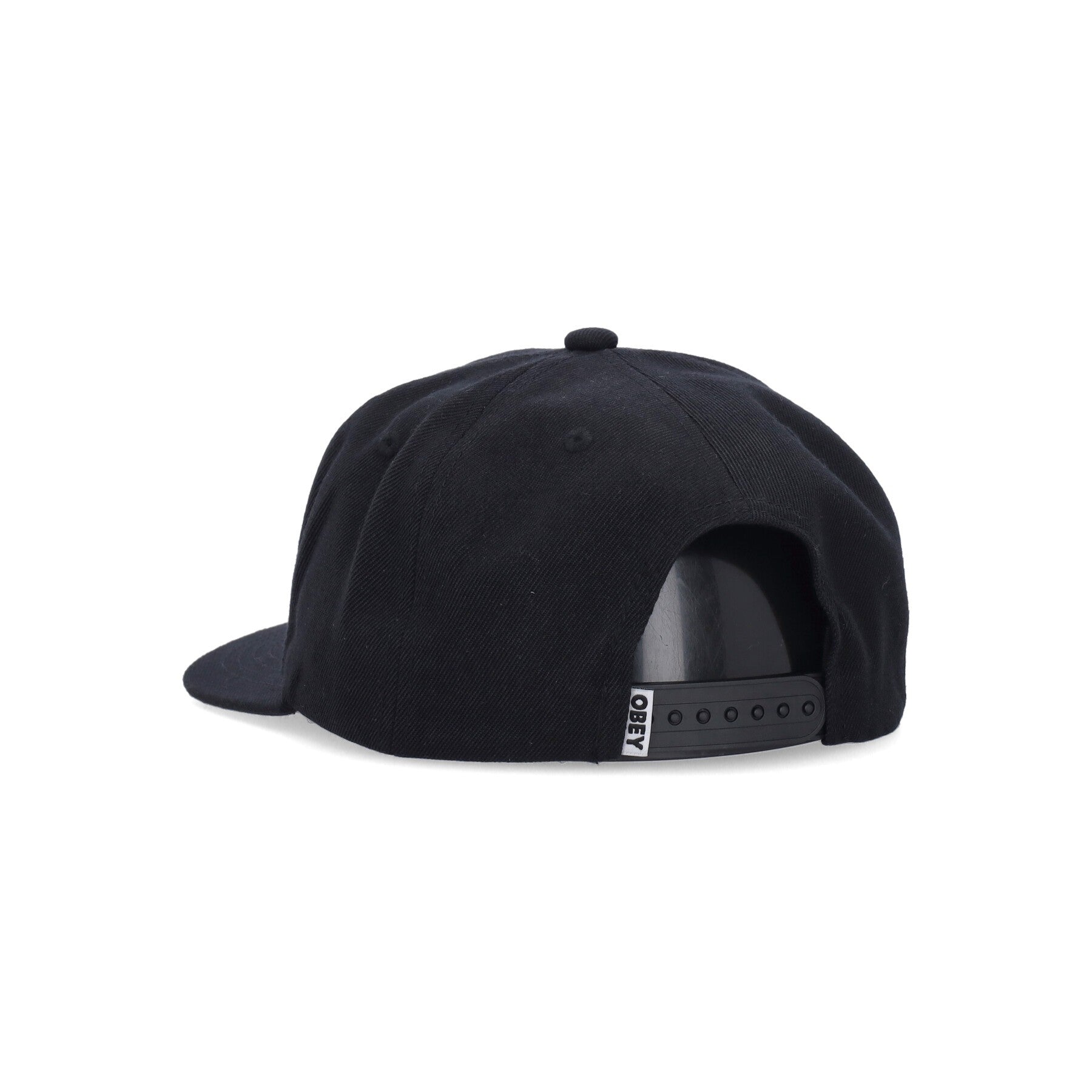 Obey, Cappellino Visiera Curva Uomo Rush 6 Panel Classic Snapback, Black
