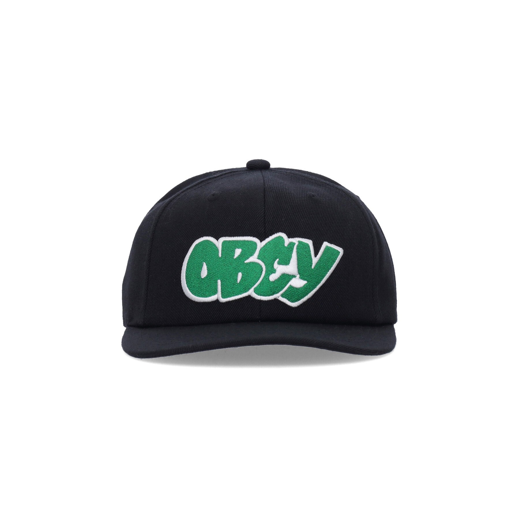 Obey, Cappellino Visiera Curva Uomo Roll Call 6 Panel Classic Snapback, Black
