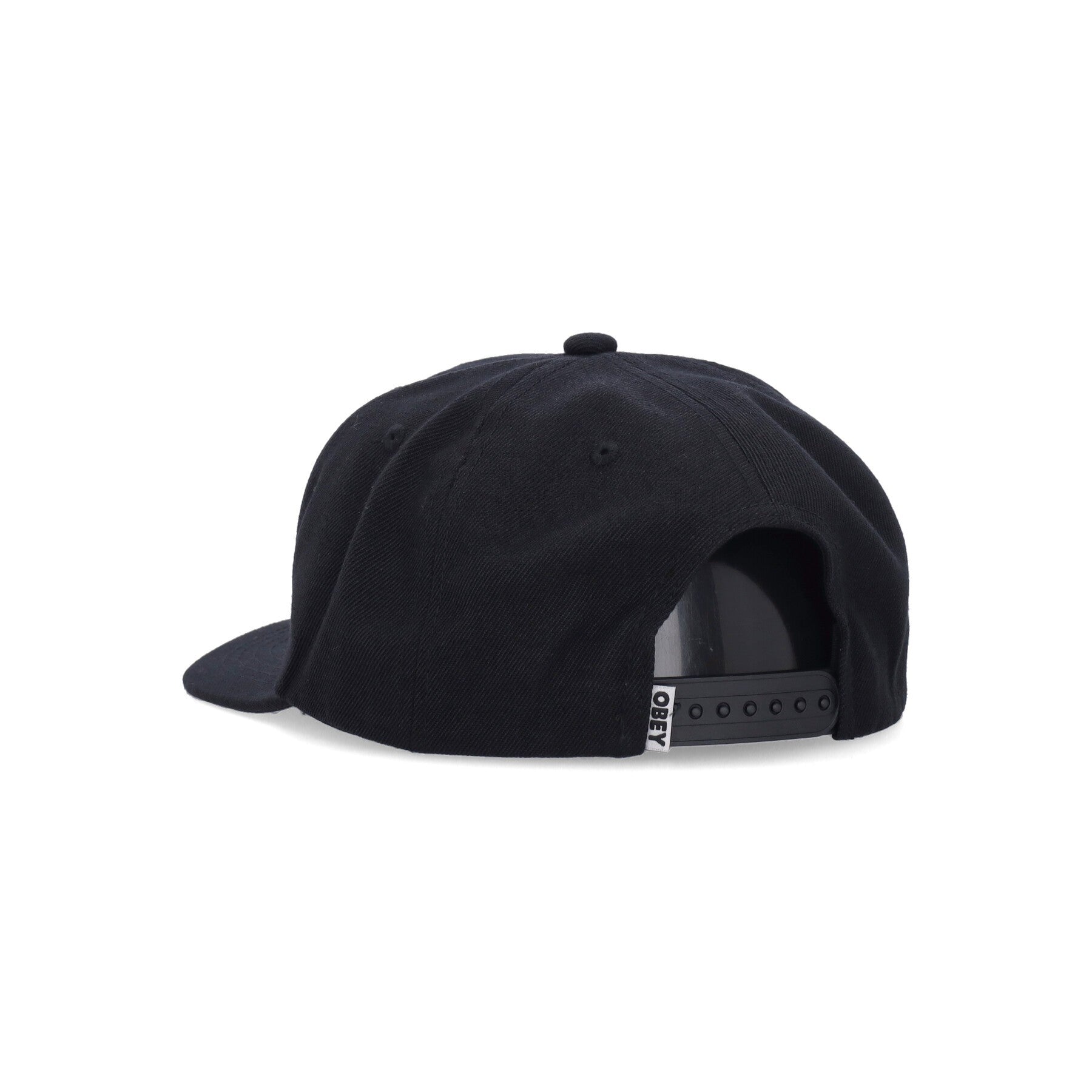 Obey, Cappellino Visiera Curva Uomo Roll Call 6 Panel Classic Snapback, Black