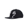 Huf, Cappellino Visiera Piatta Uomo Twin Dragon Cv 6 Panel Hat, Black