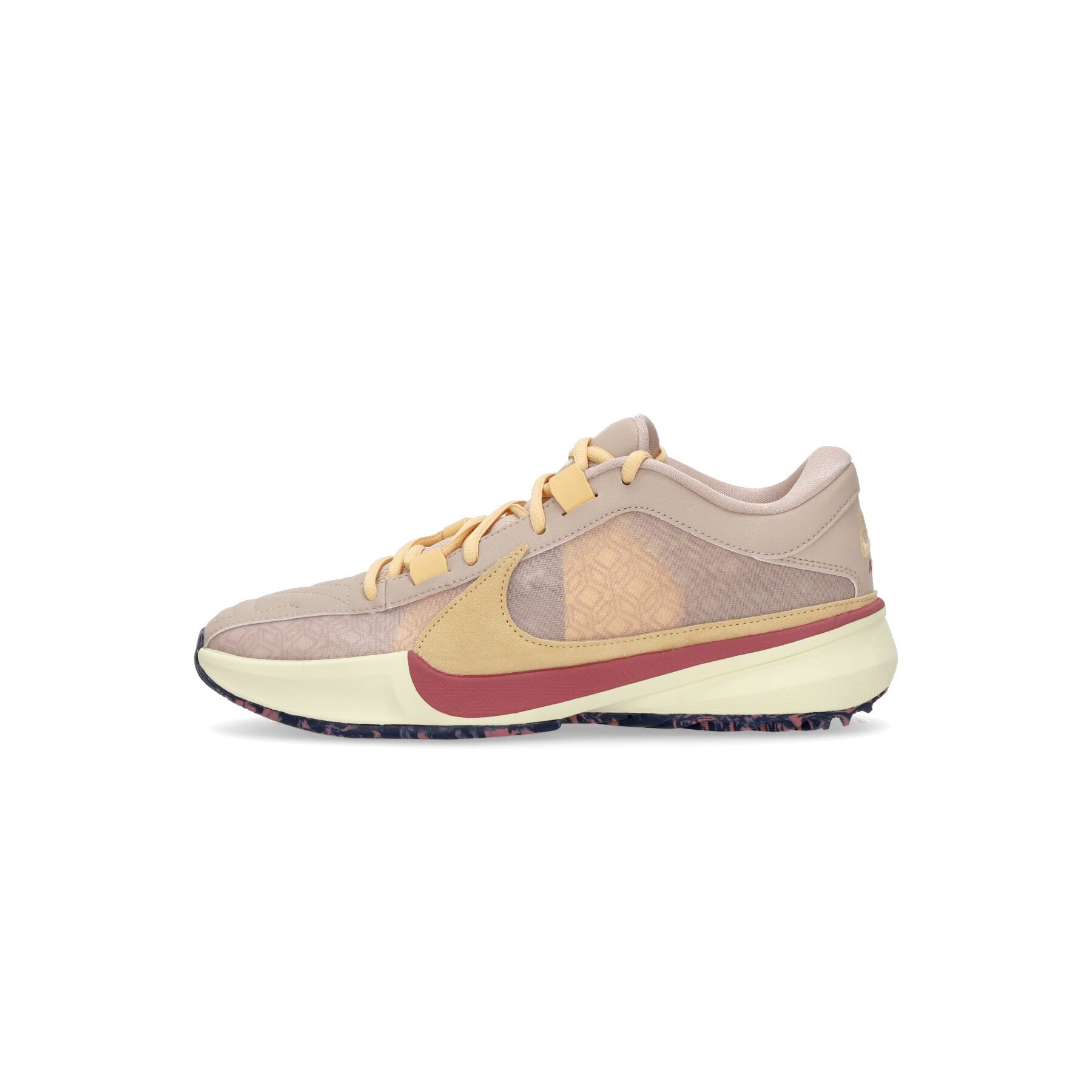 Nike Nba, Scarpa Basket Uomo Zoom Freak 5, Fossil Stone/celestial Gold/alabaster