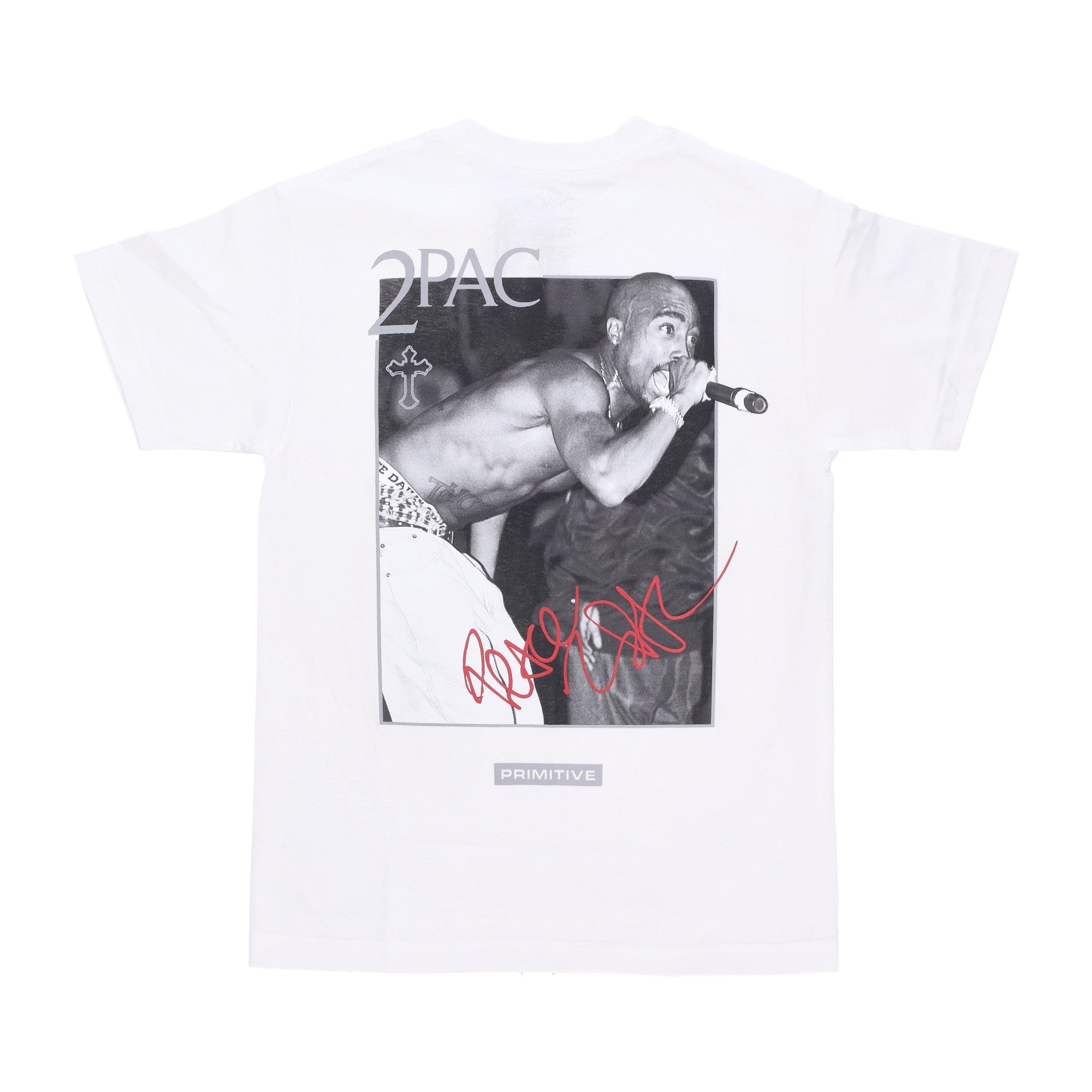 Primitive, Maglietta Uomo Encore Tee X Tupac, White