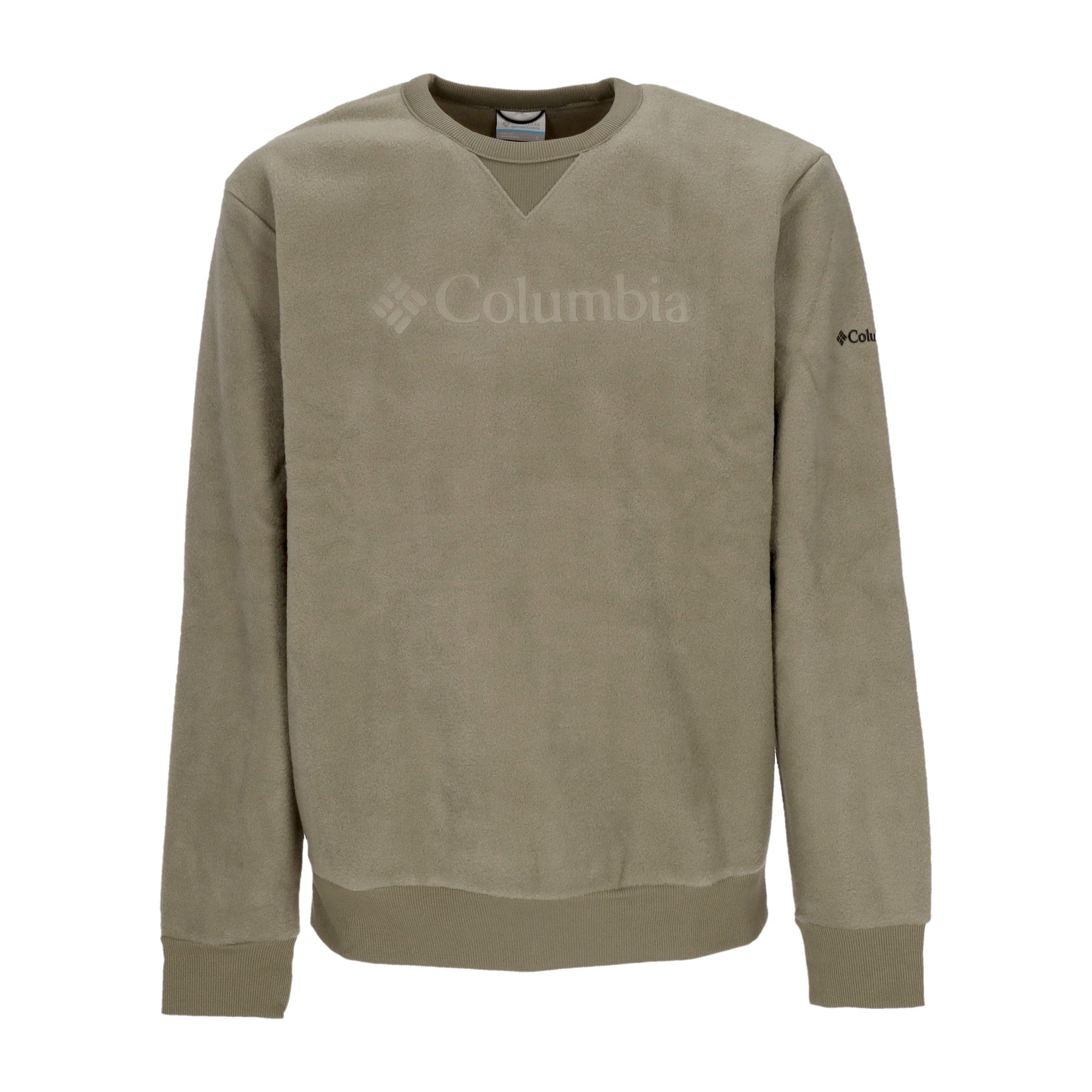 Columbia, Felpa Girocollo Uomo Steens Mountain Crew, Stone Green