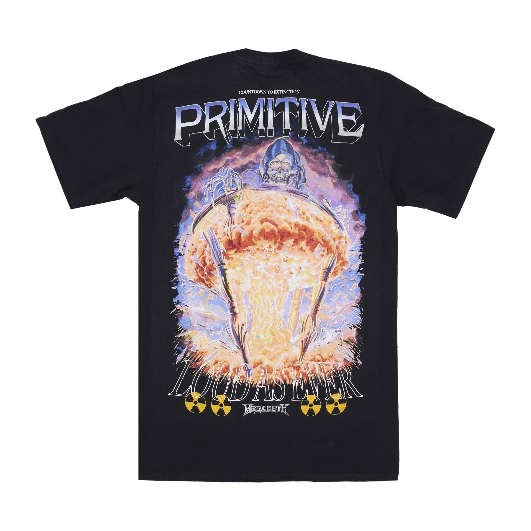 Primitive, Maglietta Uomo Time Tee X Megadeth, Black