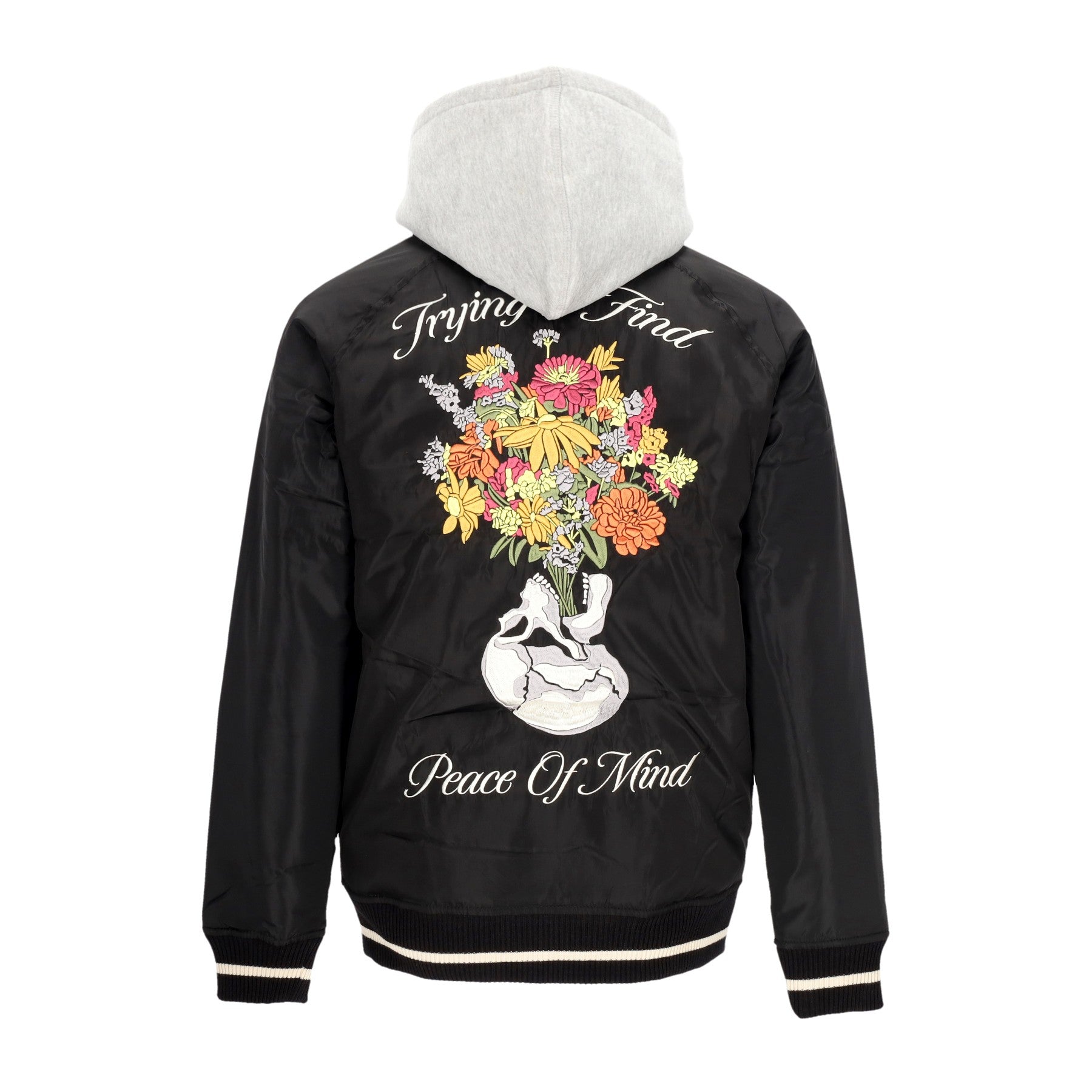 Primitive, Giubbotto Bomber Uomo Rebirth Two Fer Jacket, Black