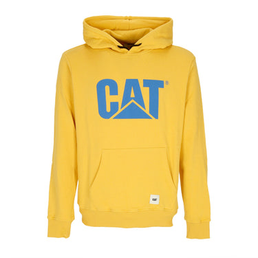 Caterpillar, Felpa Cappuccio Uomo Logo Hoodie, Cat Yellow