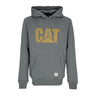 Caterpillar, Felpa Cappuccio Uomo Logo Hoodie, Stormy Weather