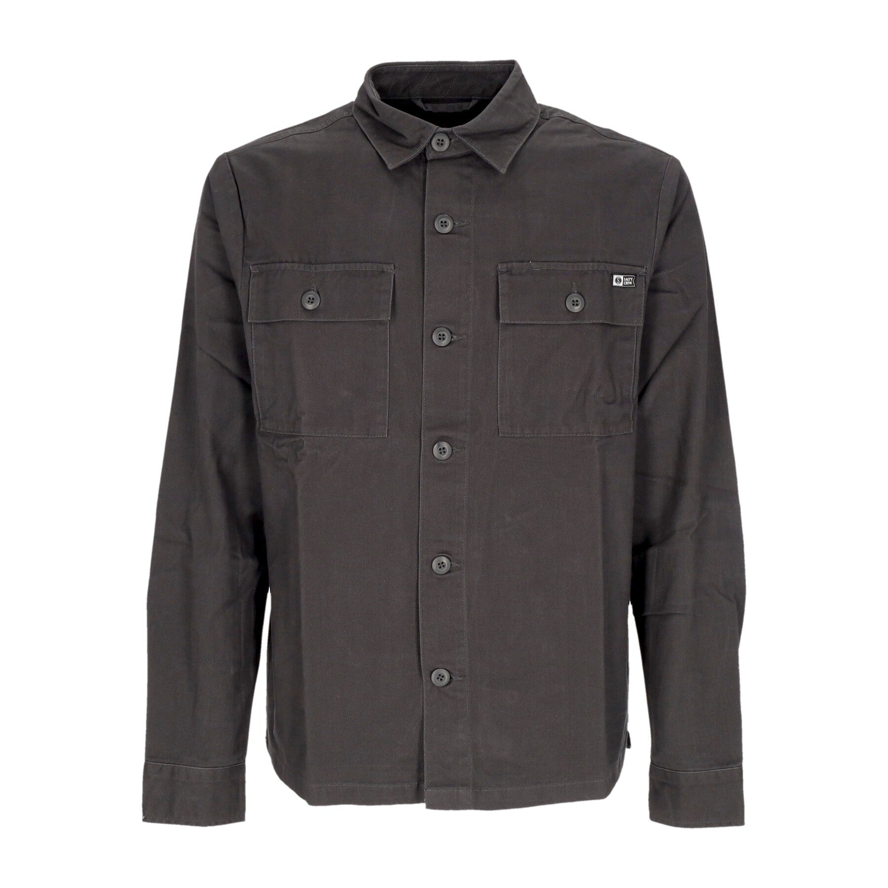 Salty Crew, Camicia Manica Lunga Uomo Ranger L/s Woven, Faded Black
