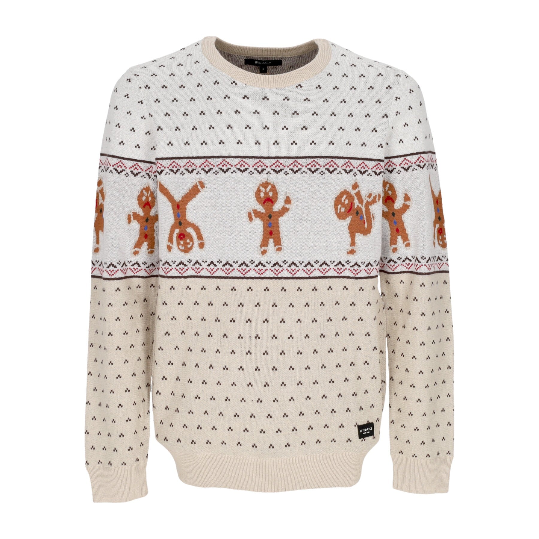 Iriedaily, Maglione Uomo Cookieman Knit, Beige