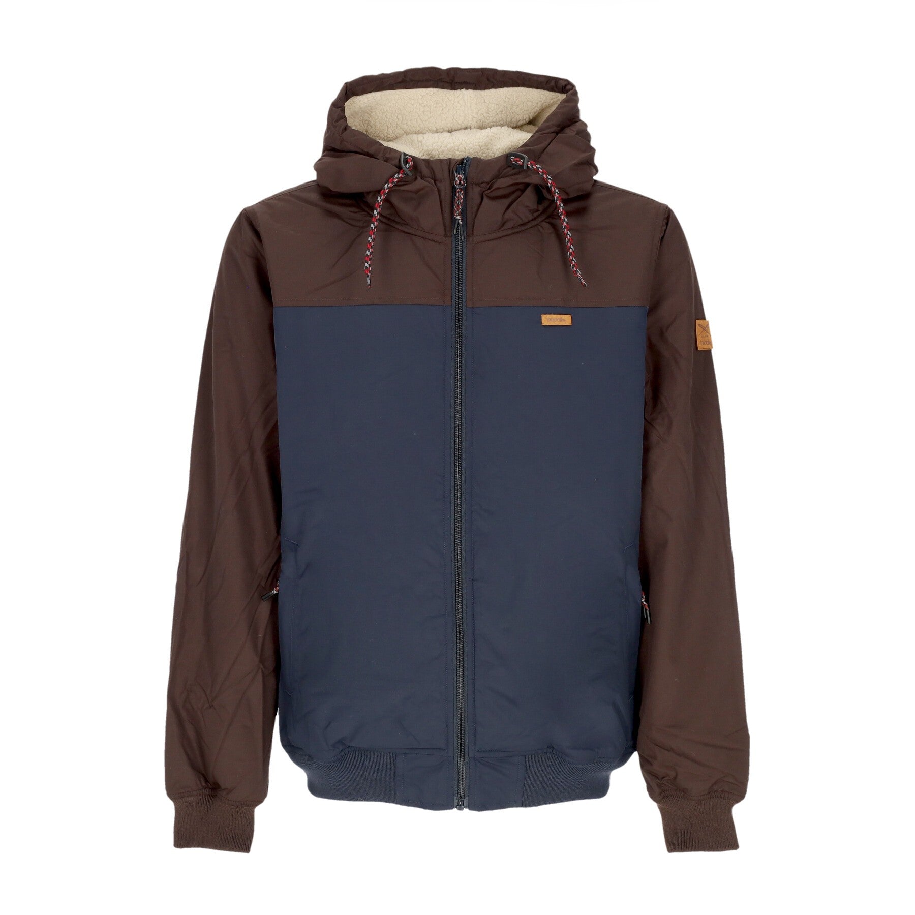 Iriedaily, Giubbotto Uomo Insulaner Soft Jacket, Navy Brown