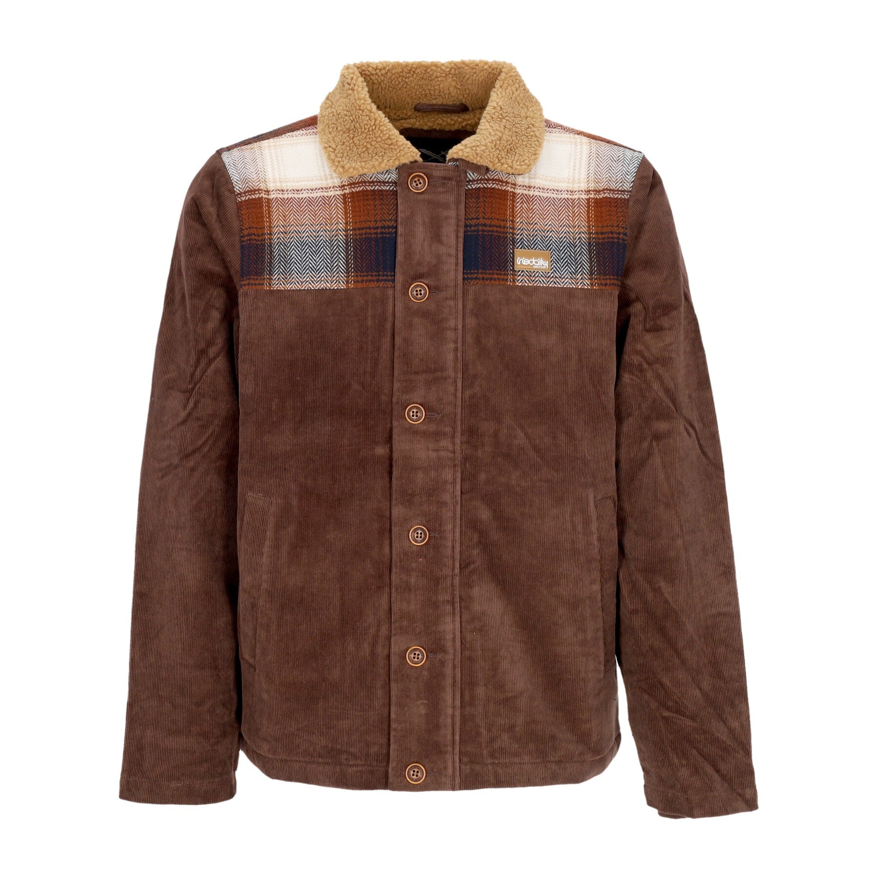 Iriedaily, Giacca Coach Jacket Uomo Trapas Jacket, Brown