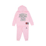 Jordan, Completo Tuta Bambino Jersey Pack Po Set, Pink Foam