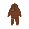 Jordan, Completo Tuta Bambino Sustainable Po Hoodie Set, Light British Tan