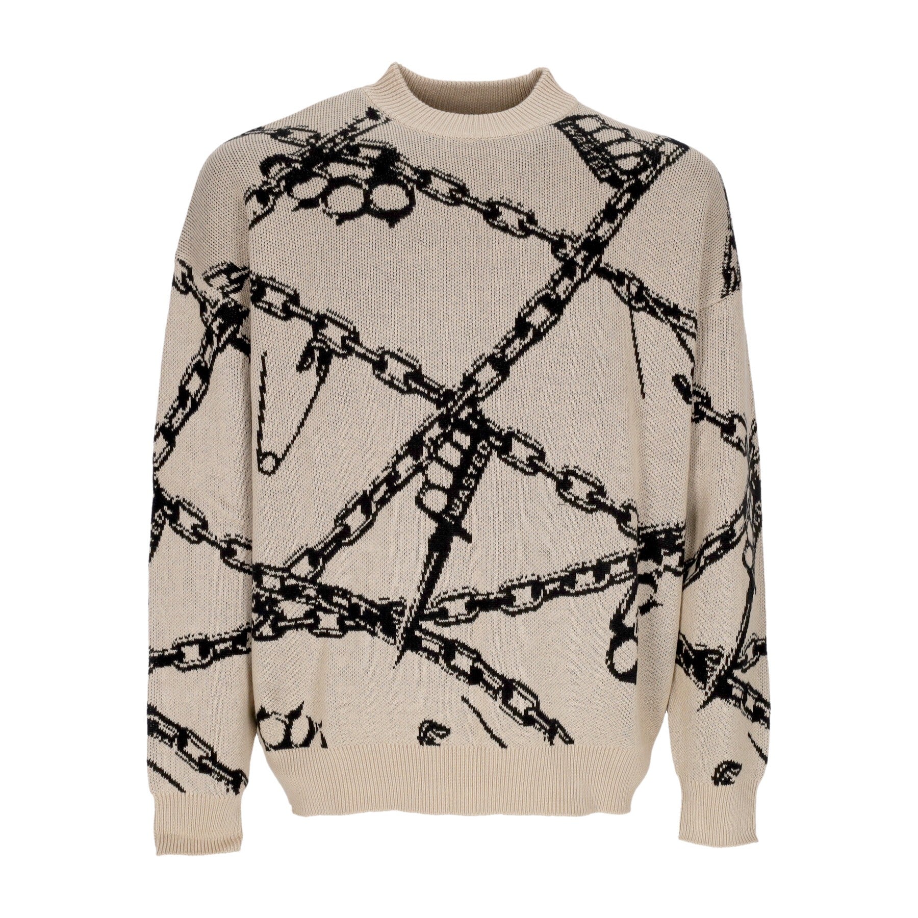 Wasted Paris, Maglione Uomo Knucles Crewneck, Dune