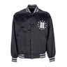 Huf, Giubbotto Bomber Uomo Galactic Stack Baseball Jacket, Black