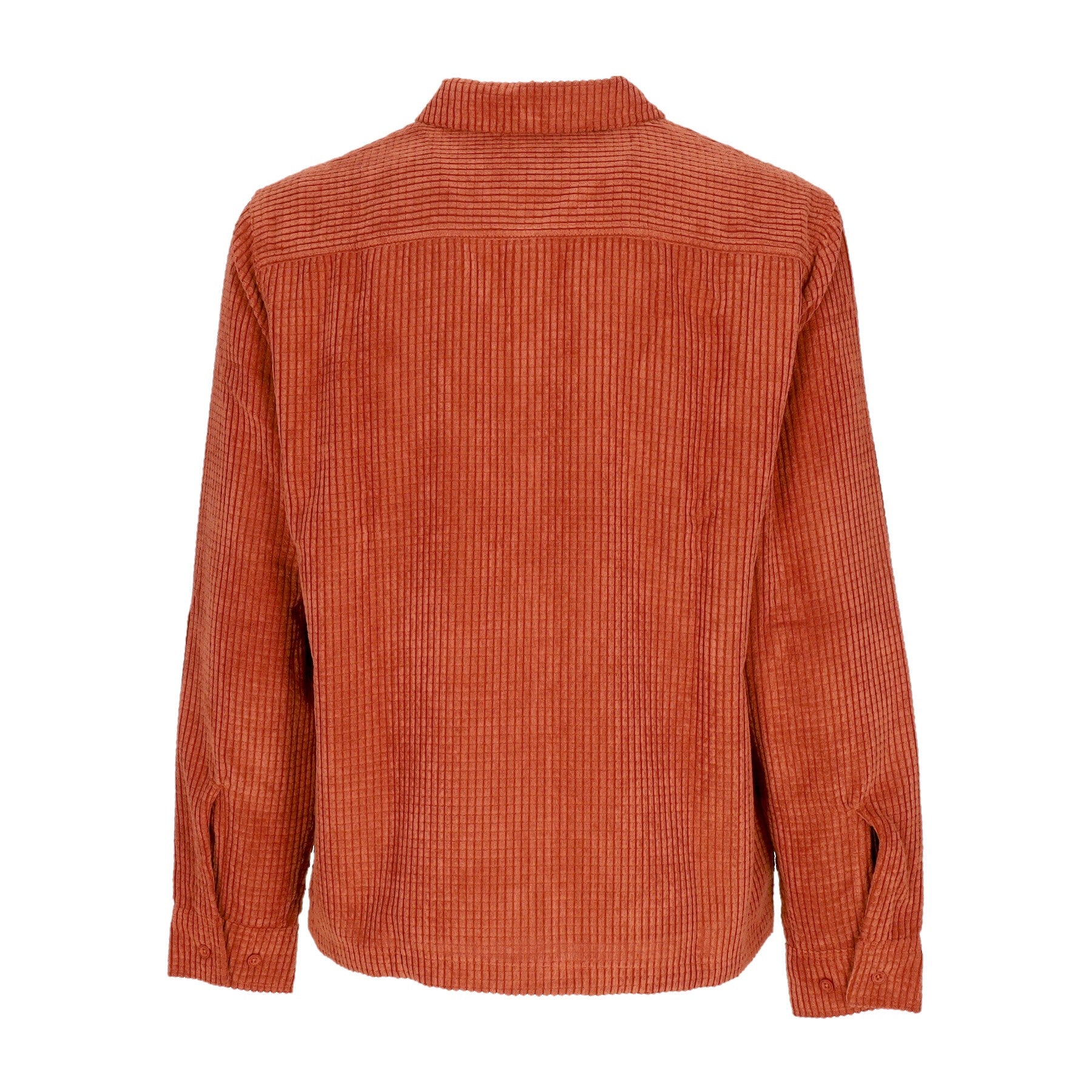 Huf, Camicia Manica Lunga Uomo Cornelius Zip Shirt, Rust