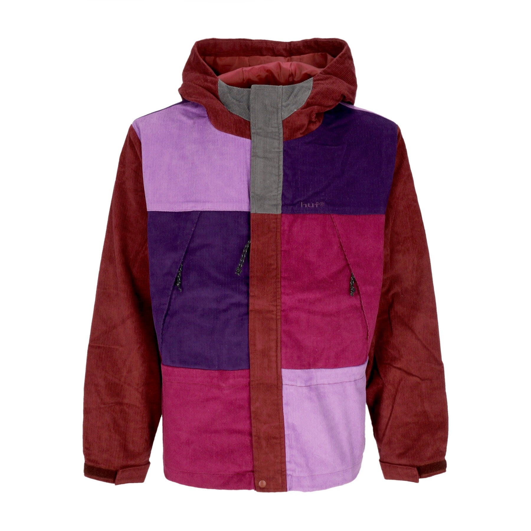 Huf, Giubbotto Uomo Contrast Cord Mountain Jacket, Berry