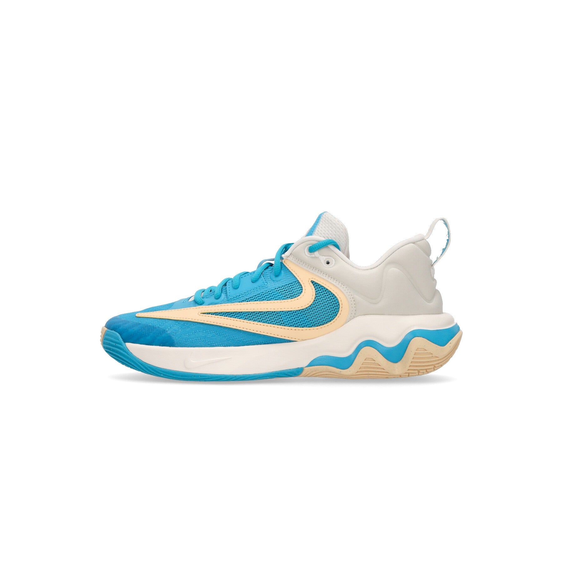 Nike Nba, Scarpa Basket Uomo Giannis Immortality 3 "nigeria X Greece", Phantom/blue Lightning/ice Peach