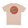 Santa Cruz, Maglietta Uomo Classic Dot Chest Tee, Oat