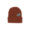 Santa Cruz, Cappello Uomo Mono Lined Oval Dot Beanie, Terracotta