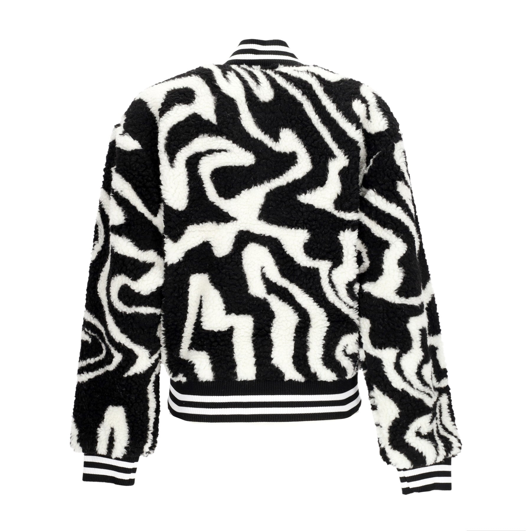 Obey, Orsetto Donna Mazy Varsity Jacket, Black Multi