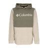Columbia, Felpa Cappuccio Uomo Columbia Trek Colorblock Hoodie, Ancient Fossil