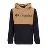 Columbia, Felpa Cappuccio Uomo Columbia Trek Colorblock Hoodie, Black/delta