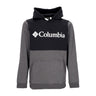 Columbia, Felpa Cappuccio Uomo Columbia Trek Colorblock Hoodie, Black/shark