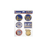 Wincraft, Decalcomania Unisex Nba 5.5 X 7.75” Fan Pack Decals  Golwar, Original Team Colors