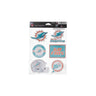 Wincraft, Decalcomania Unisex Nfl 5.5 X 7.75” Fan Pack Decals  Miadol, Original Team Colors